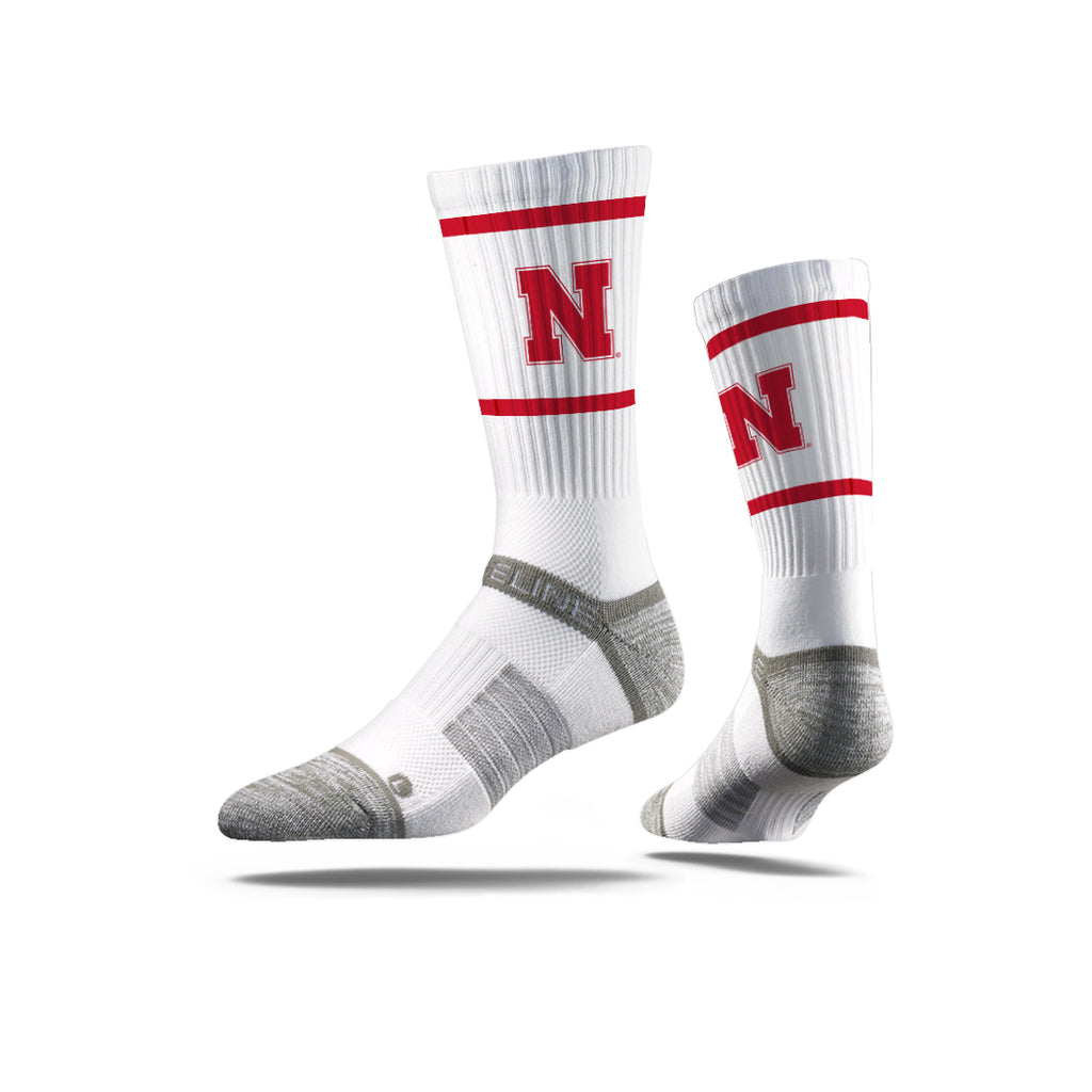 University of Nebraska | Premium Crew | Primary Logo White | N02384678ML