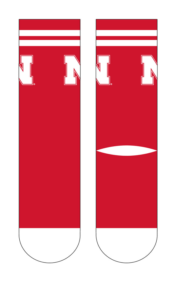 University of Nebraska | Economy Knit Crew | Primary Logo School Color | N02585641ML