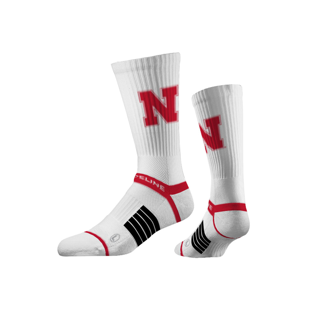 University of Nebraska | Premium Knit Crew | Primary Logo White | N02347275ML