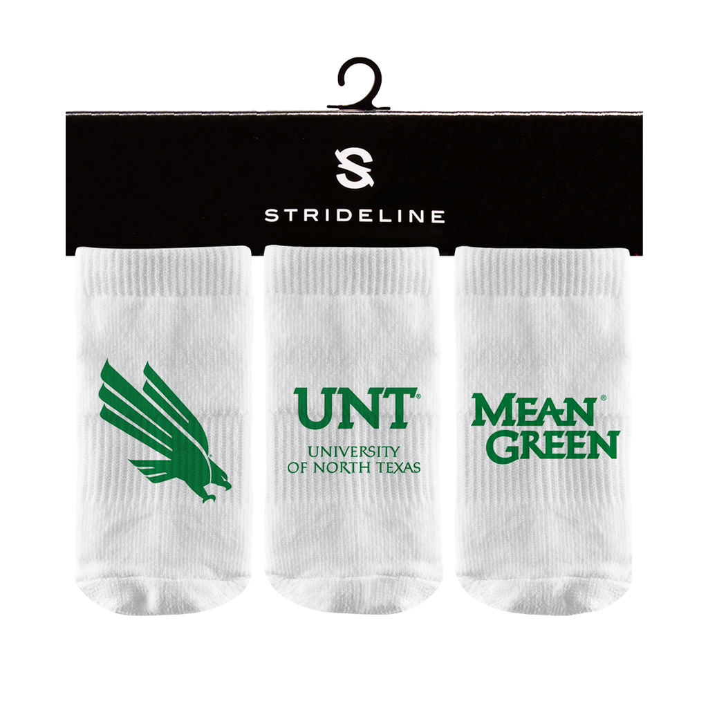 University of North Texas | Baby Socks 3 Pack | Primary Logo | N02385548B01