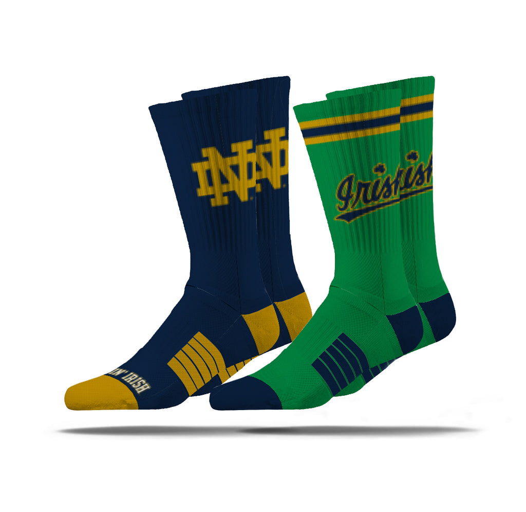University of Notre Dame | Premier Knit Crew | NCAA 2 Pack | N02514371ML