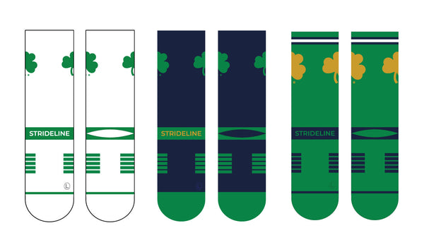 University of Notre Dame | Premium Knit Crew 3 Pack | NCAA 3 Pack G2 | N02504890ML