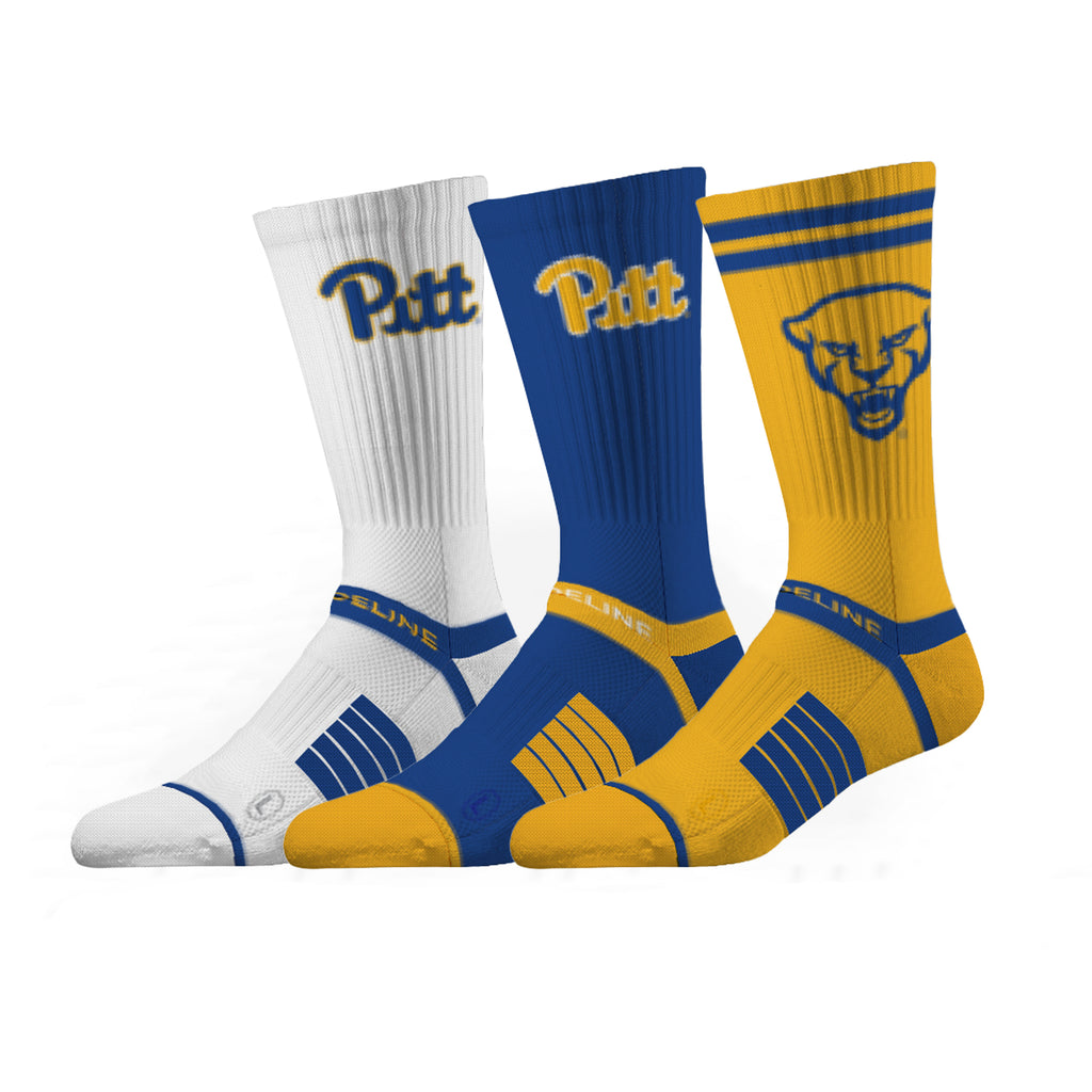 University of Pittsburgh | Premium Knit Crew 3 Pack | NCAA 3 Pack G2 | N02504902ML