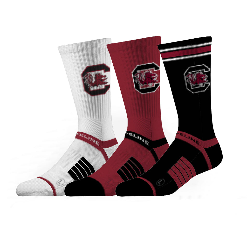 University of South Carolina | Premium Knit Crew 3 Pack | NCAA 3 Pack G2 | N02505561ML
