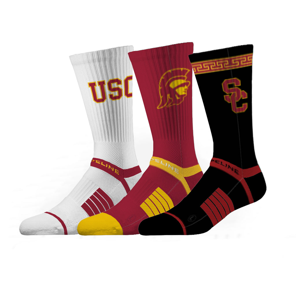University of Southern California | Premium Knit Crew 3 Pack | NCAA 3 Pack G2 | N02505573ML