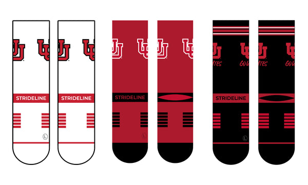 University of Utah | Premium Knit Crew 3 Pack | NCAA 3 Pack G2 | N02506366ML