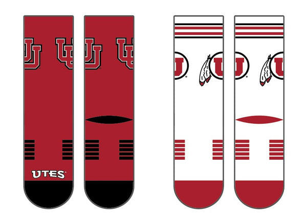 University of Utah | Premier Knit Crew | NCAA 2 Pack | N02514146ML