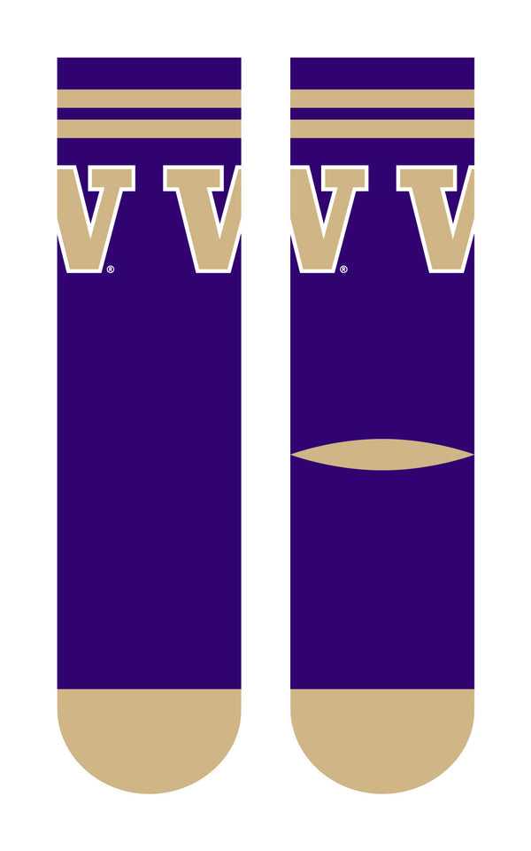 University of Washington | Economy Knit Crew | Primary Logo School Color | N02598245ML