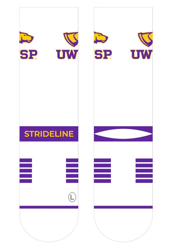 University of Wisconsin-Stevens Point | Premium Knit Crew | Primary Logo White | N02599376ML