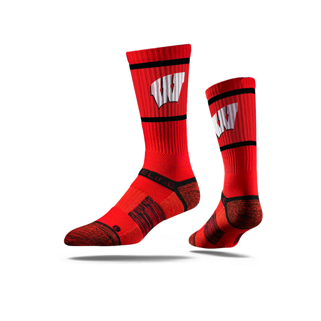 University of Wisconsin | Premium Crew | Primary Logo School Color | N02374925ML