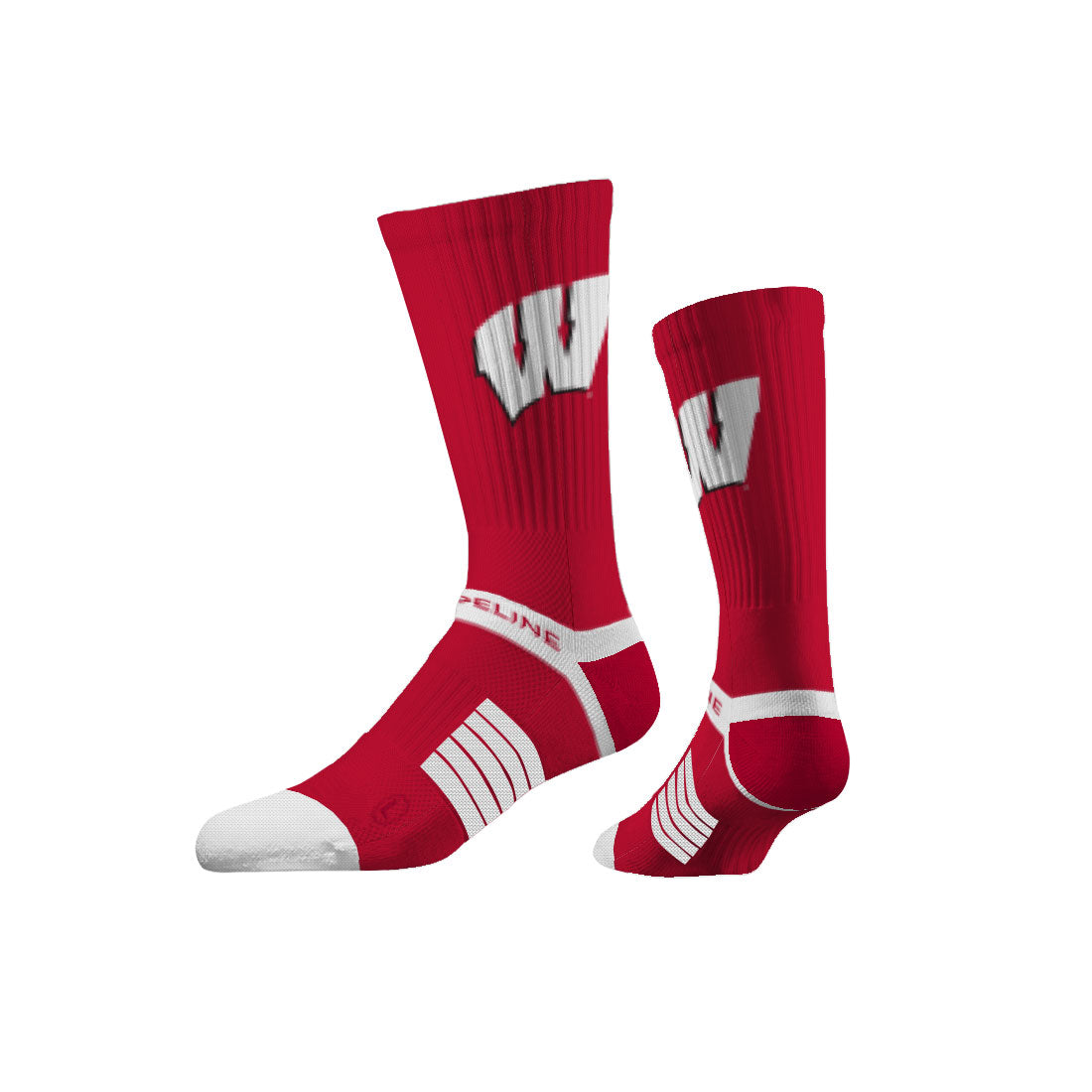 University of Wisconsin | Premium Knit Crew | Primary Logo School Colo ...