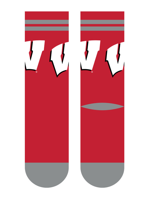 University of Wisconsin | Economy Knit Crew | Primary Logo School Color | N02265312ML