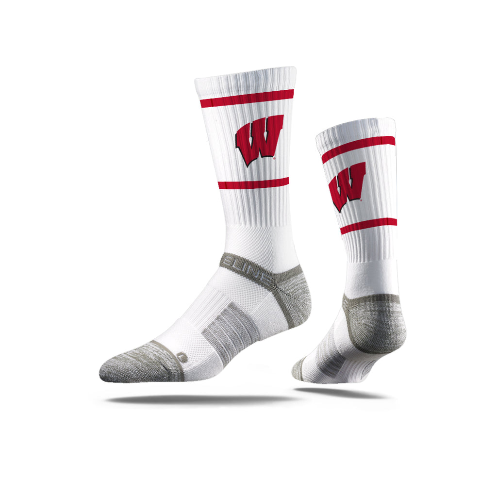 University of Wisconsin | Premium Crew | Primary Logo White | N02596101ML