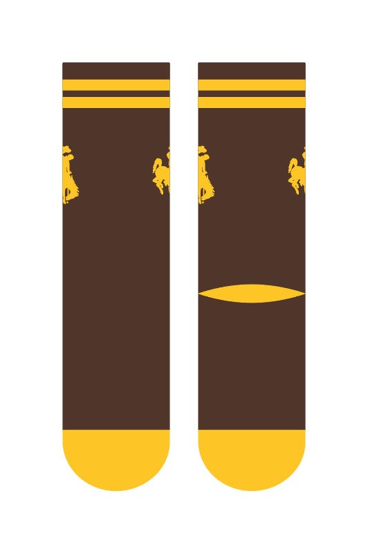 University of Wyoming | Economy Knit Crew | Primary Logo School Color | N02265320ML