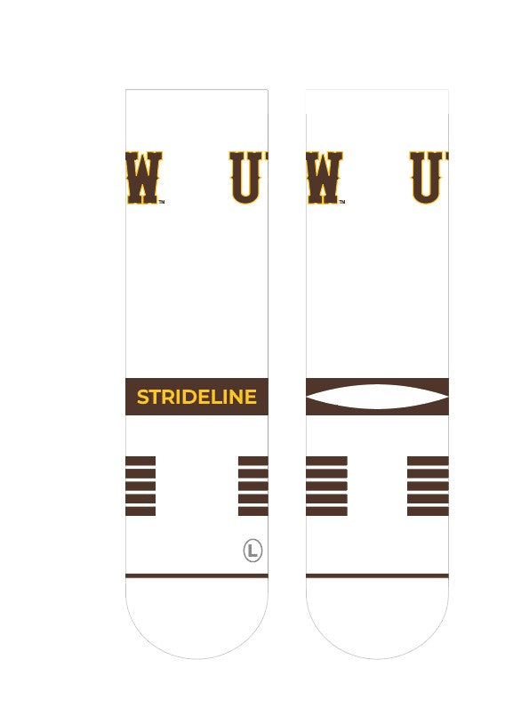 University of Wyoming | Premium Knit Crew | Primary Logo White | N02599671ML