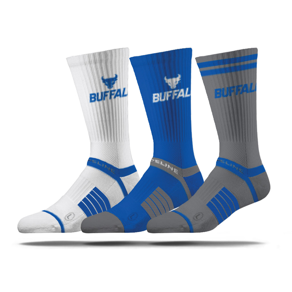 University at Buffalo | Premium Knit Crew 3 Pack | NCAA 3 Pack G2 | N02701648ML