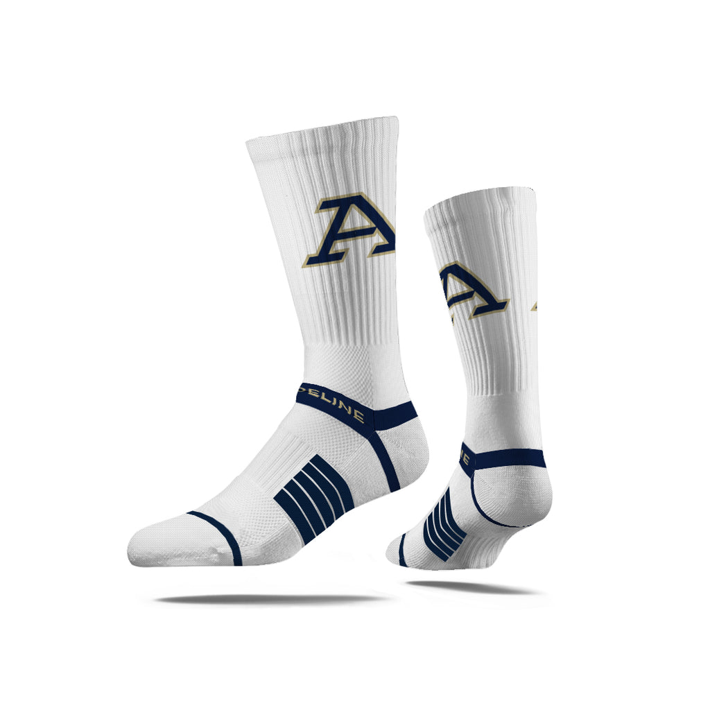 University of Akron | Premium Knit Crew | Primary Logo White | N02418627ML