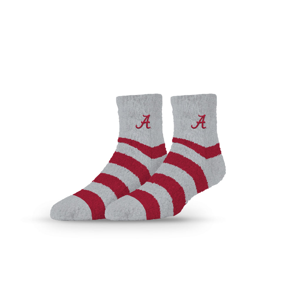 University of Alabama | Fuzzy Half Calf Embroidered | Stripe | N02800875ML