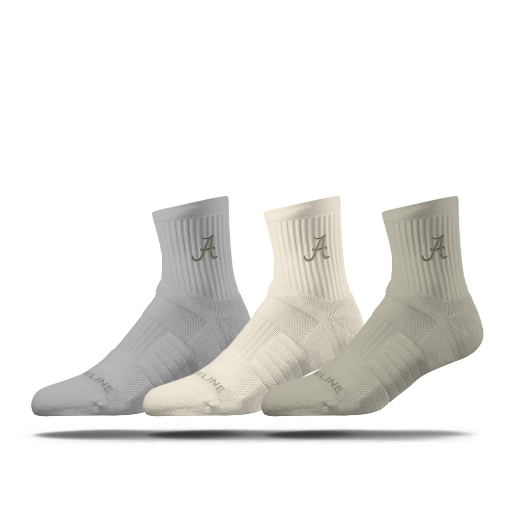 University of Alabama | Half Calf Embroidered | NCAA Neutrals 3 Pack | N02825336ML