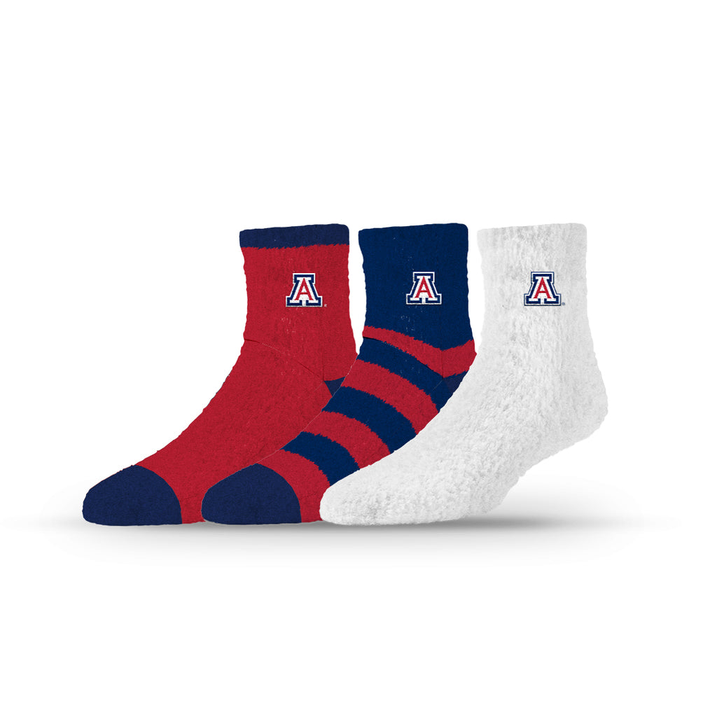 University of Arizona | Fuzzy Half Calf Embroidered | NCAA 3 Pack | N02804191ML