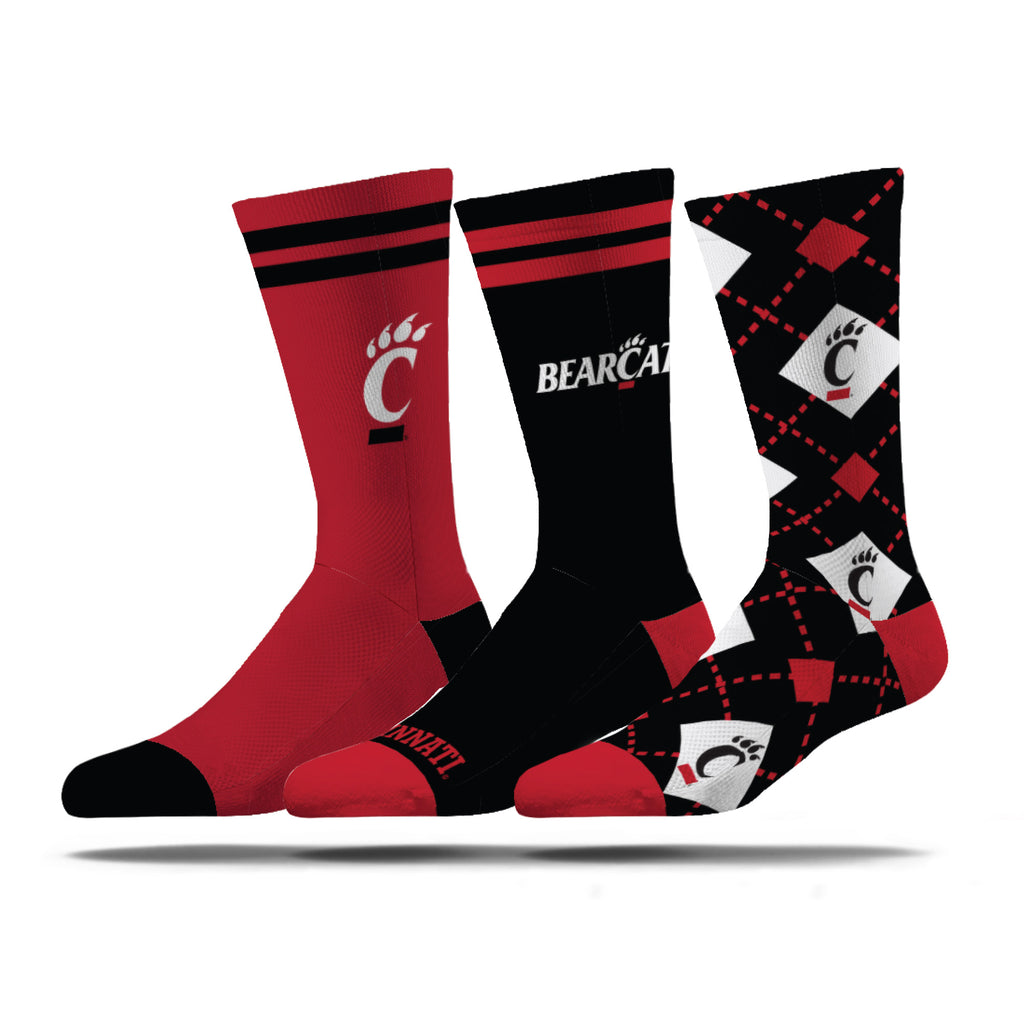University of Cincinnati | Economy Knit Crew | NCAA 3 Pack | N02369061ML
