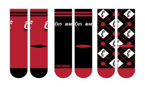 University of Cincinnati | Economy Knit Crew | NCAA 3 Pack | N02369061ML