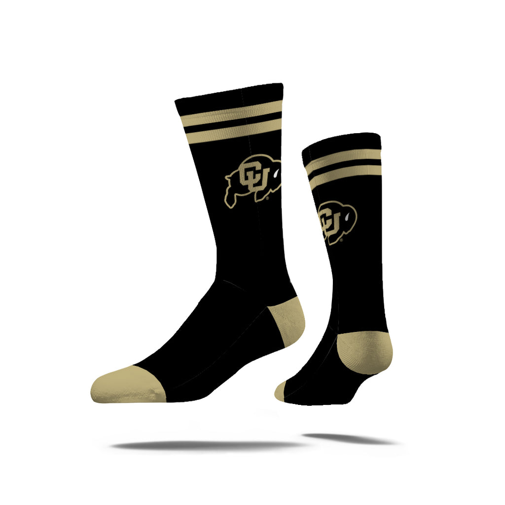University of Colorado | Economy Knit Crew | Primary Logo School Color | Black | N02690093ML