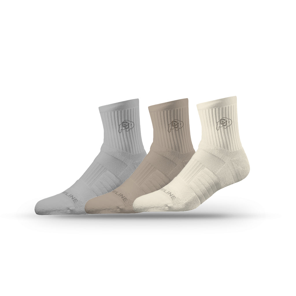 University of Colorado | Half Calf Embroidered | NCAA Neutrals 3 Pack | N02825776ML