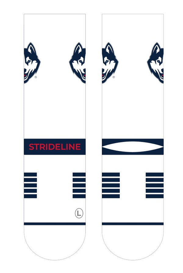 University of Connecticut | Premium Knit Crew | Primary Logo White | N02457487ML