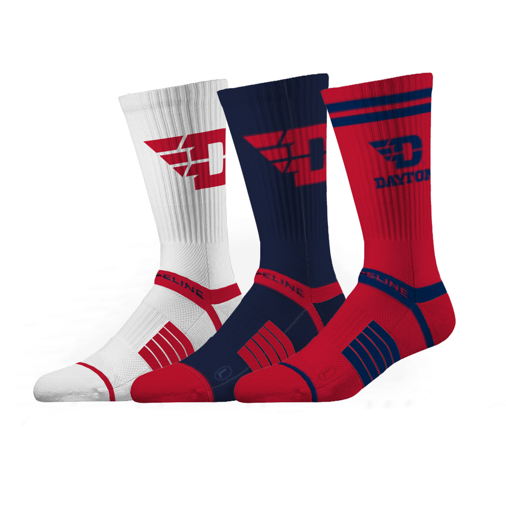 University of Dayton | Premium Knit Crew 3 Pack | NCAA 3 Pack G2 | N02501856ML