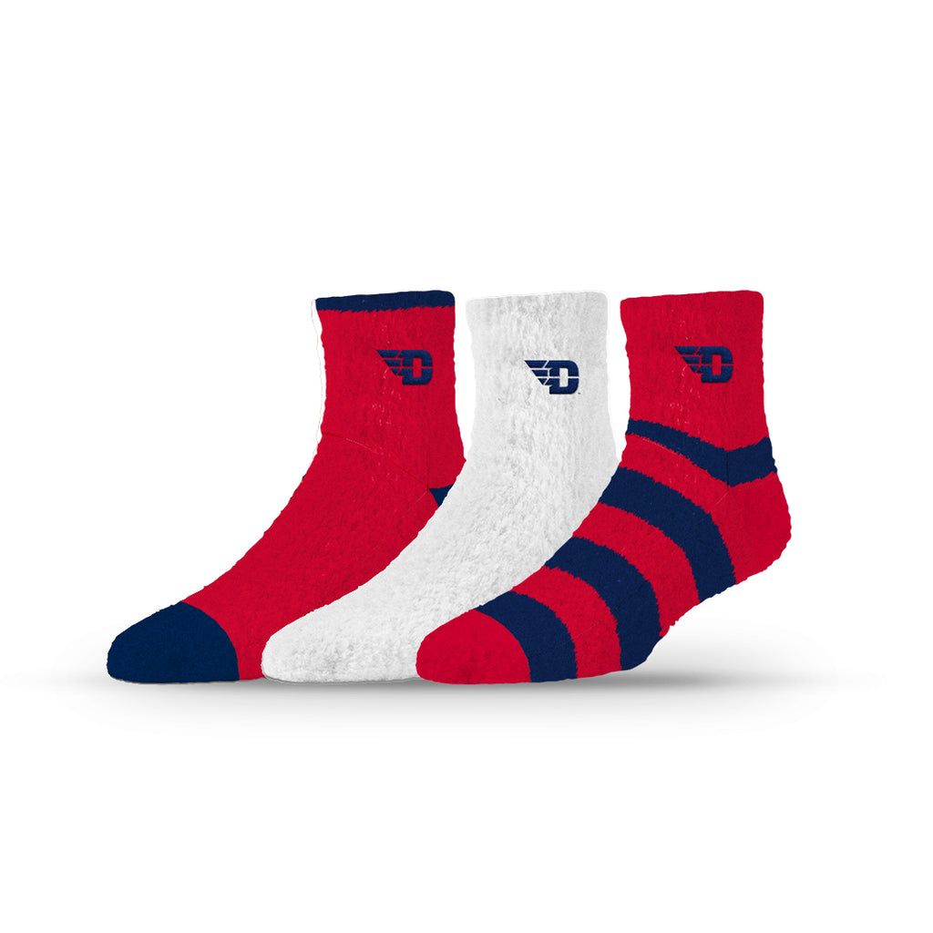 University of Dayton | Fuzzy Half Calf Embroidered | NCAA 3 Pack | N02804552ML