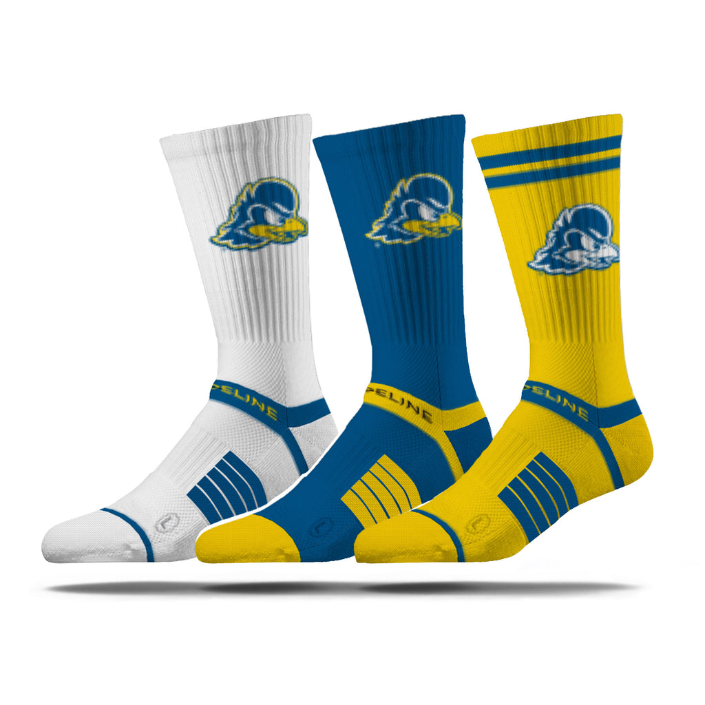 University of Delaware | Premium Knit Crew 3 Pack | NCAA 3 Pack G2 | N02501860ML