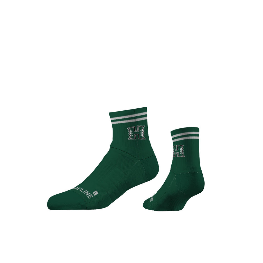 University of Hawaii | Half Calf Knit | Primary Logo School Color | N02638182ML