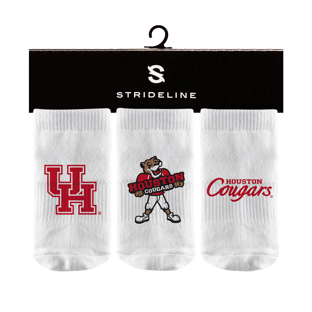 University of Houston | Baby Socks 3 Pack | Primary Logo | N02382118B01