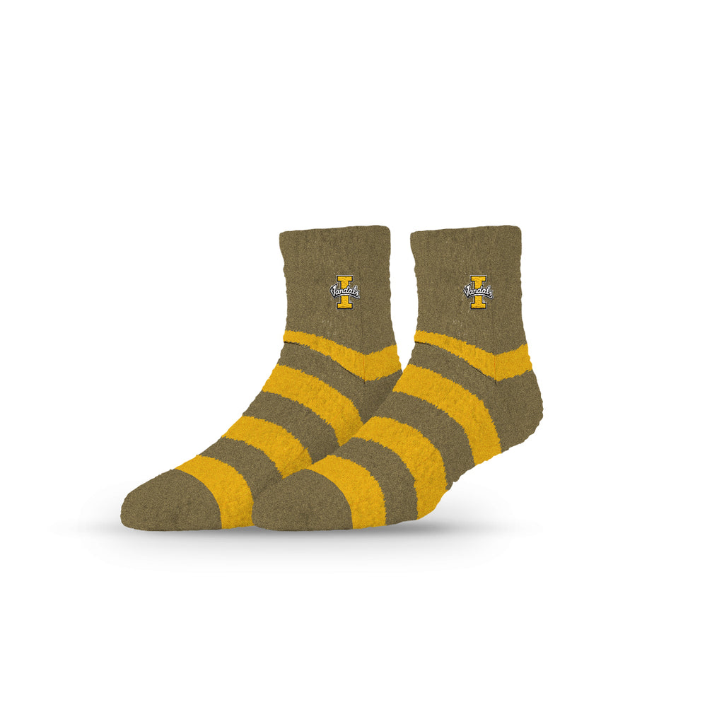 University of Idaho | Fuzzy Half Calf Embroidered | Stripe | N02827562ML