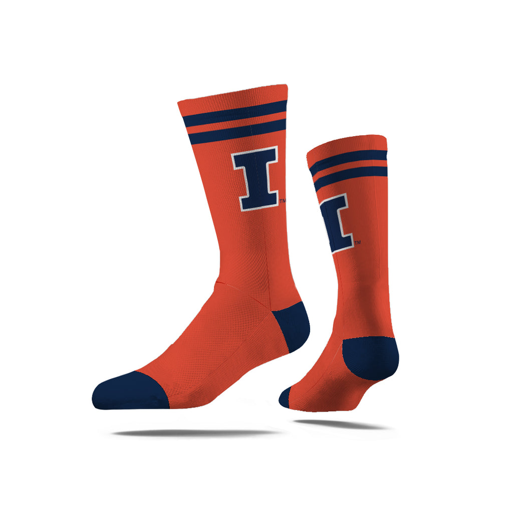 University of Illinois | Economy Knit Crew | Primary Logo School Color | N02265280ML