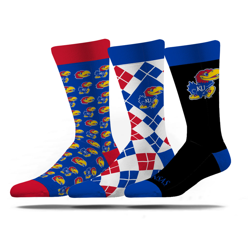 Kansas Crew Label University of Kansas | Business Knit Crew | NCAA 3 Pack | N02416043ML ...