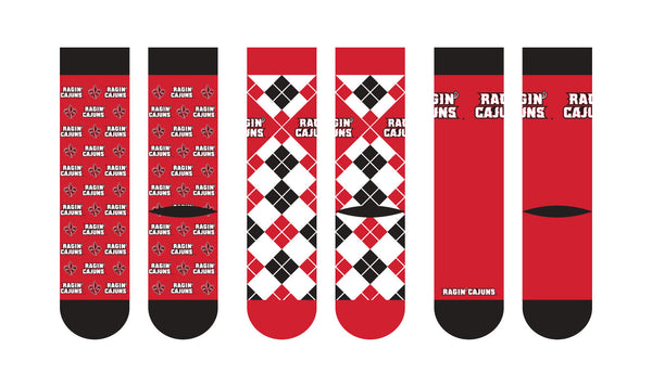 University of Louisiana at Lafayette | Business Knit Crew | NCAA 3 Pack | N02674170ML