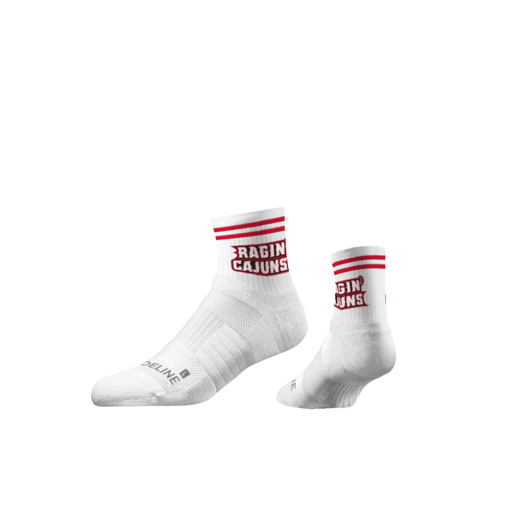 University of Louisiana at Lafayette | Half Calf Knit | Primary Logo White | N02638245ML