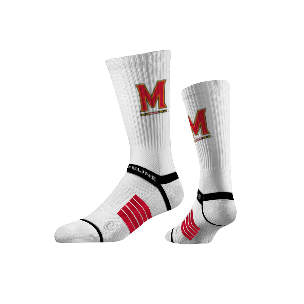 University of Maryland | Premium Knit Crew | Primary Logo White | N02206506ML
