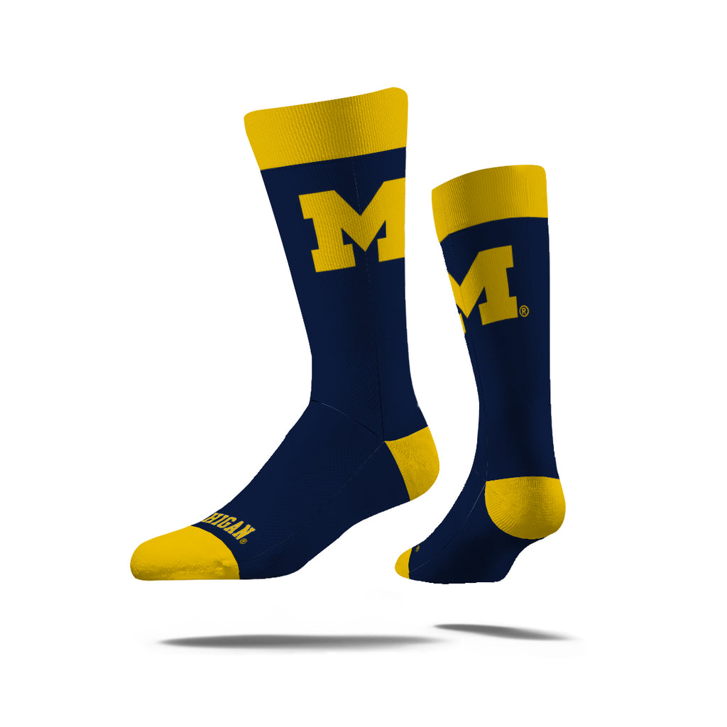 University of Michigan | Business Knit Crew | Primary Logo School Color | N02362073ML
