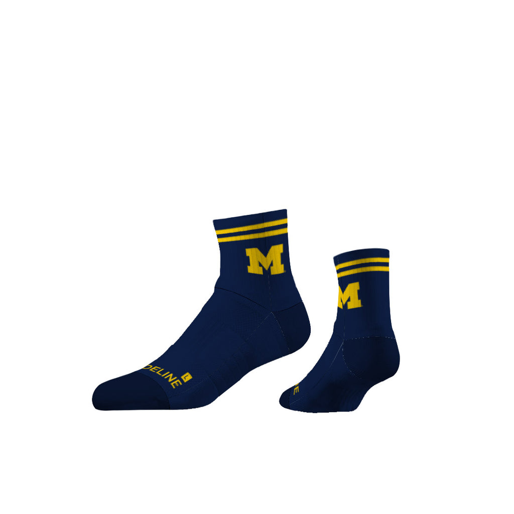 University of Michigan | Half Calf Knit | Primary Logo School Color | N02639911ML