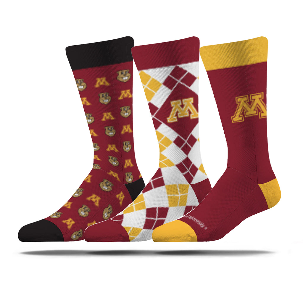 University of Minnesota | Business Knit Crew | NCAA 3 Pack | N02794416ML