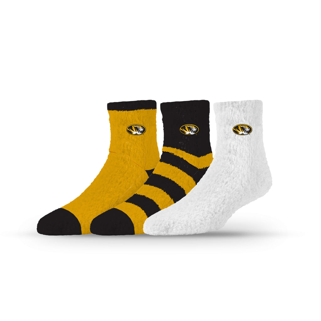 University of Missouri | Fuzzy Half Calf Embroidered | NCAA 3 Pack | N02805221ML