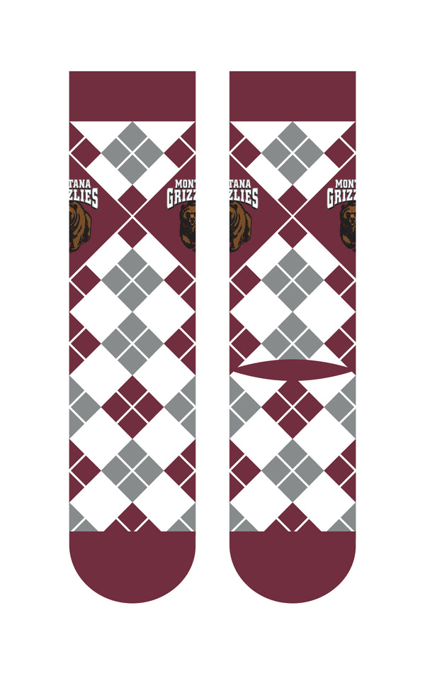 University of Montana | Business Knit Crew | Argyle | N02672669ML