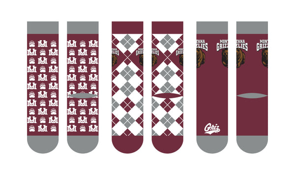 University of Montana | Business Knit Crew | NCAA 3 Pack | N02674507ML