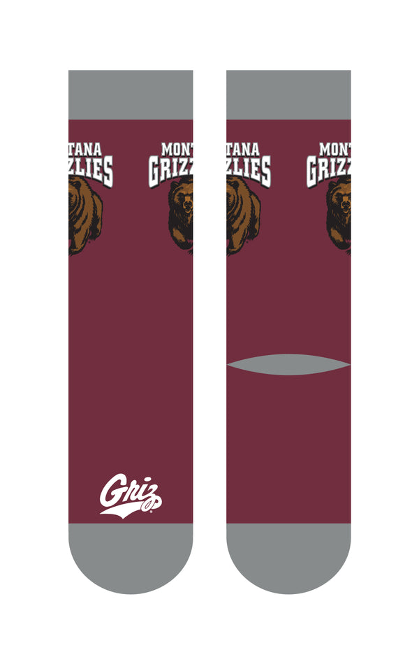 University of Montana | Business Knit Crew | Primary Logo School Color | N02672673ML