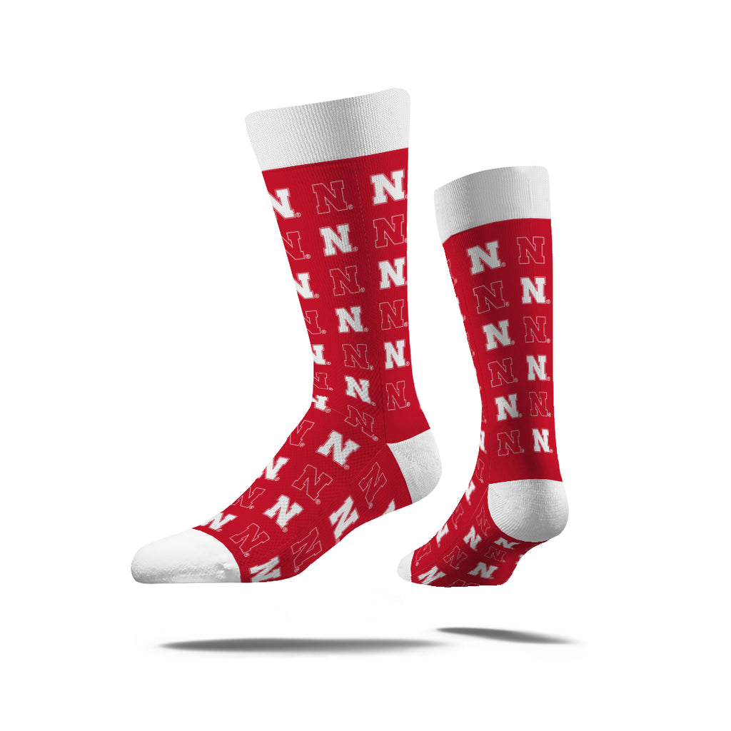 University of Nebraska | Business Knit Crew | Step and Repeat | N02362285ML