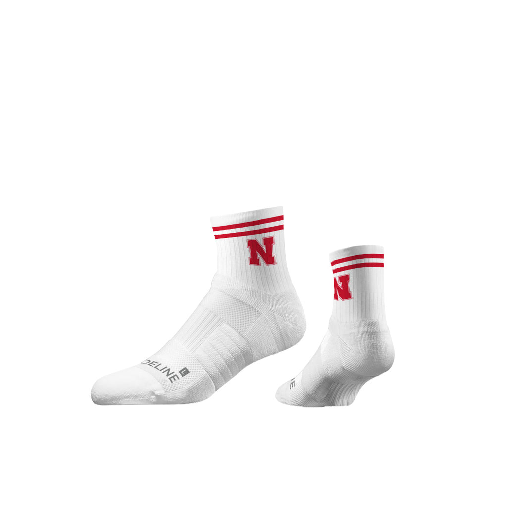 University of Nebraska | Half Calf Knit | Primary Logo White | N02636650ML
