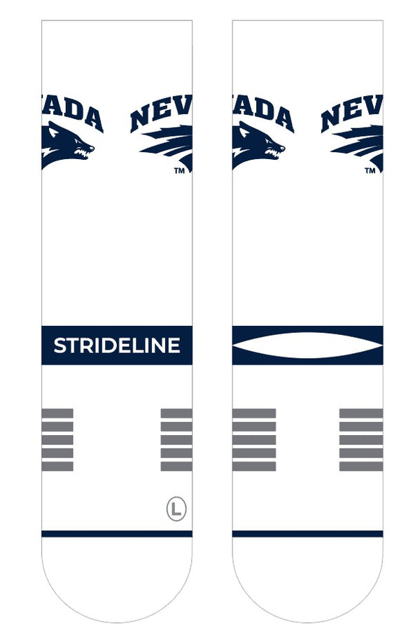 University of Nevada, Reno | Premium Knit Crew | Primary Logo White | N02421307ML